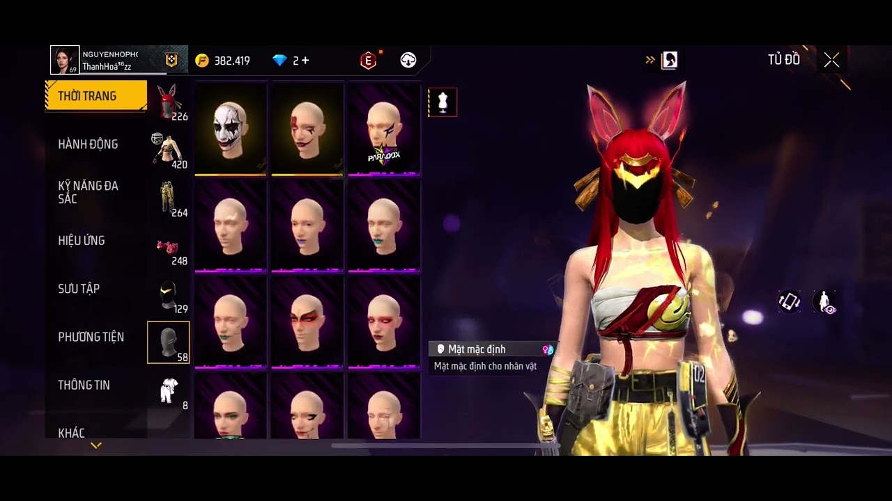 Acc FF Chuyên nữ 4m