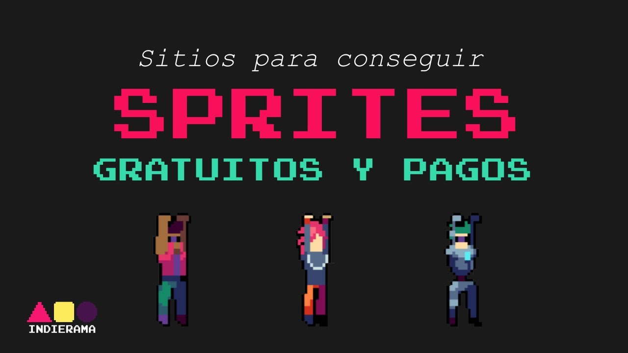 Conseguir SPRITES gratuitos y pagos para tu JUEGO 2D!