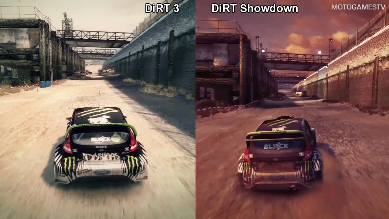 DiRT 3 vs DiRT Showdown - Battersea Comparison