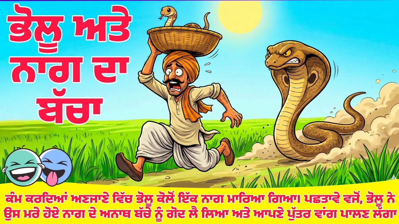 ਭੋਲੂ ਅਤੇ ਨਾਗ ਦਾ ਬੱਚਾ।।Punjabi story । Desi Story #motivation #motivational 
