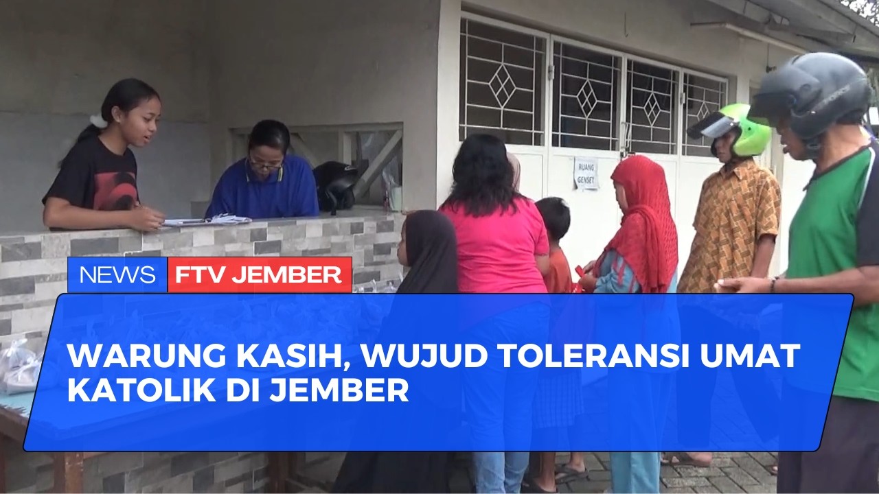 INDAHNYA TOLERANSI, UMAT KATOLIK DI JEMBER DIRIKAN WARUNG KASIH SAAT RAMADAN