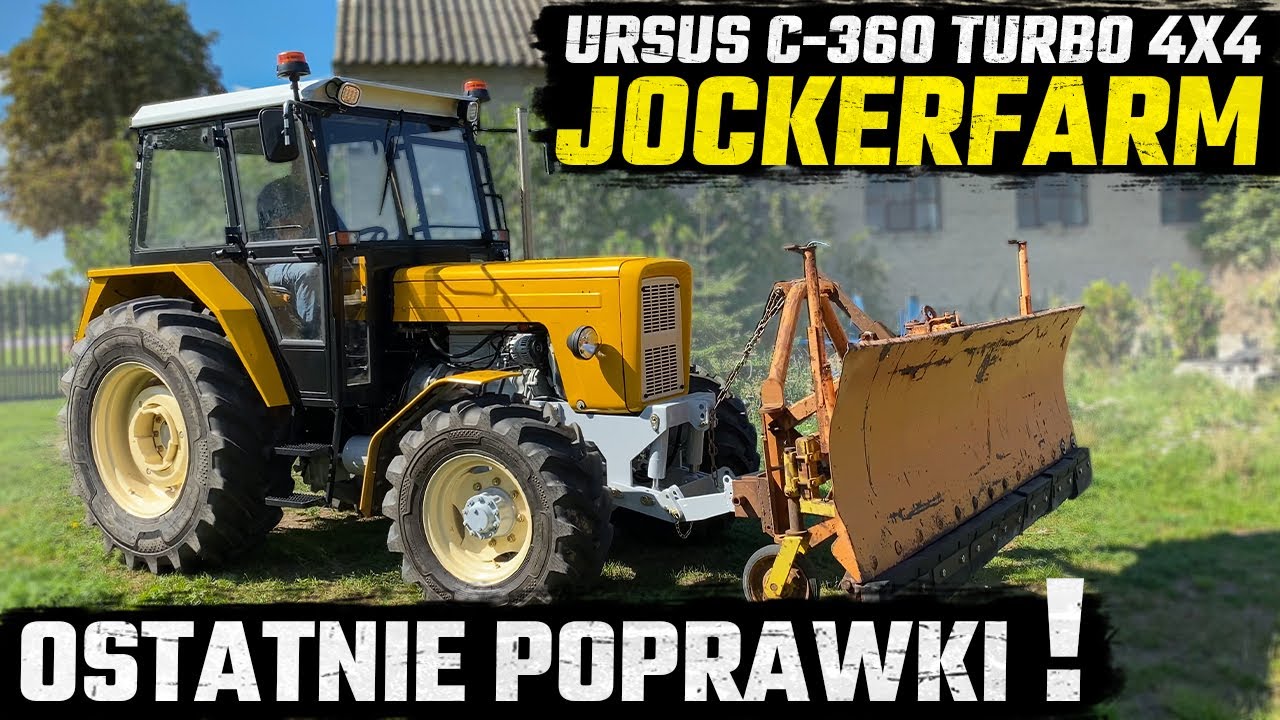 URSUS C-360 TURBO 4X4@jockerfarmm HAMULCE, ZAŁĄCZANIE NAPĘDU, OSŁONY WAŁU