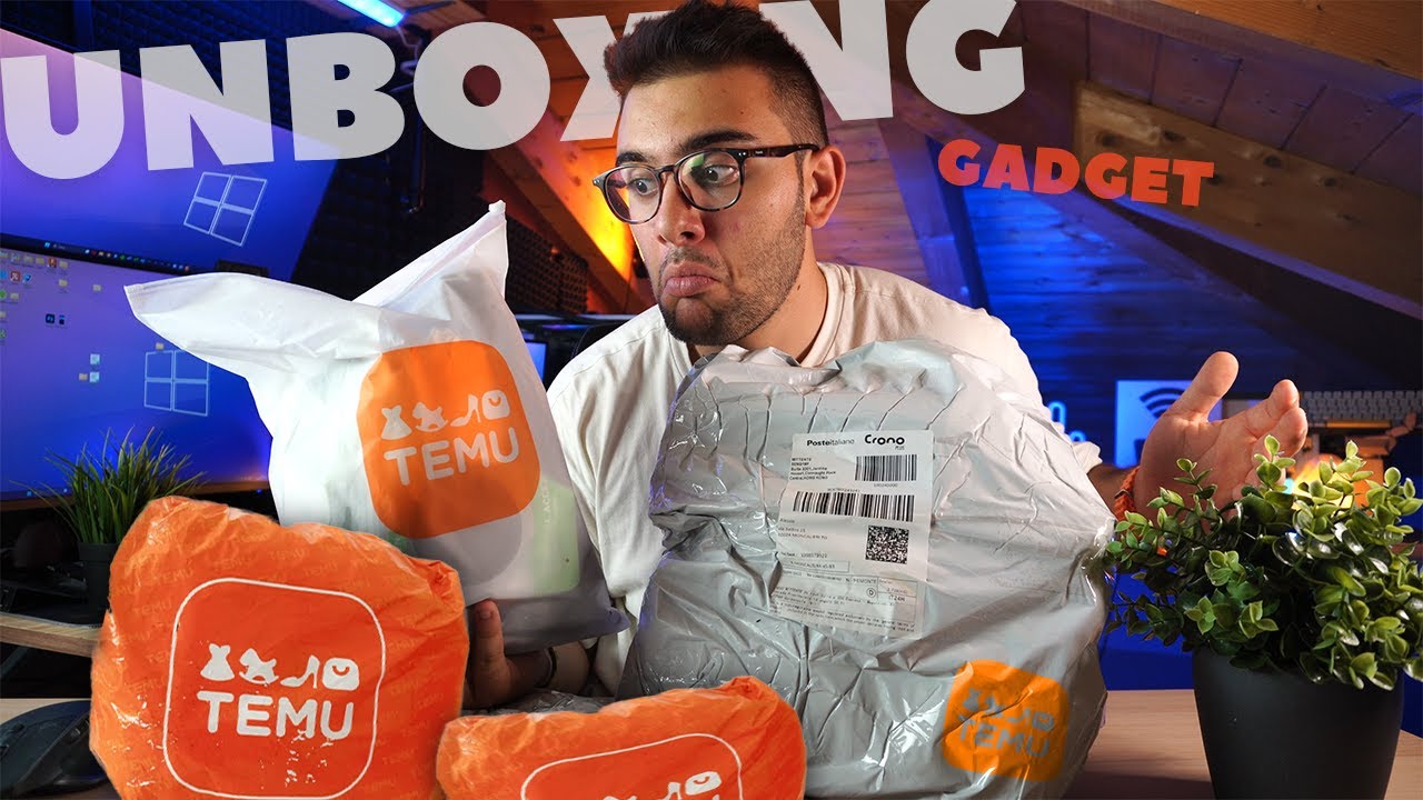 UNA MAREA DI GADGET TECH STRANI da Temu!  MEGA UNBOXING * economico*
