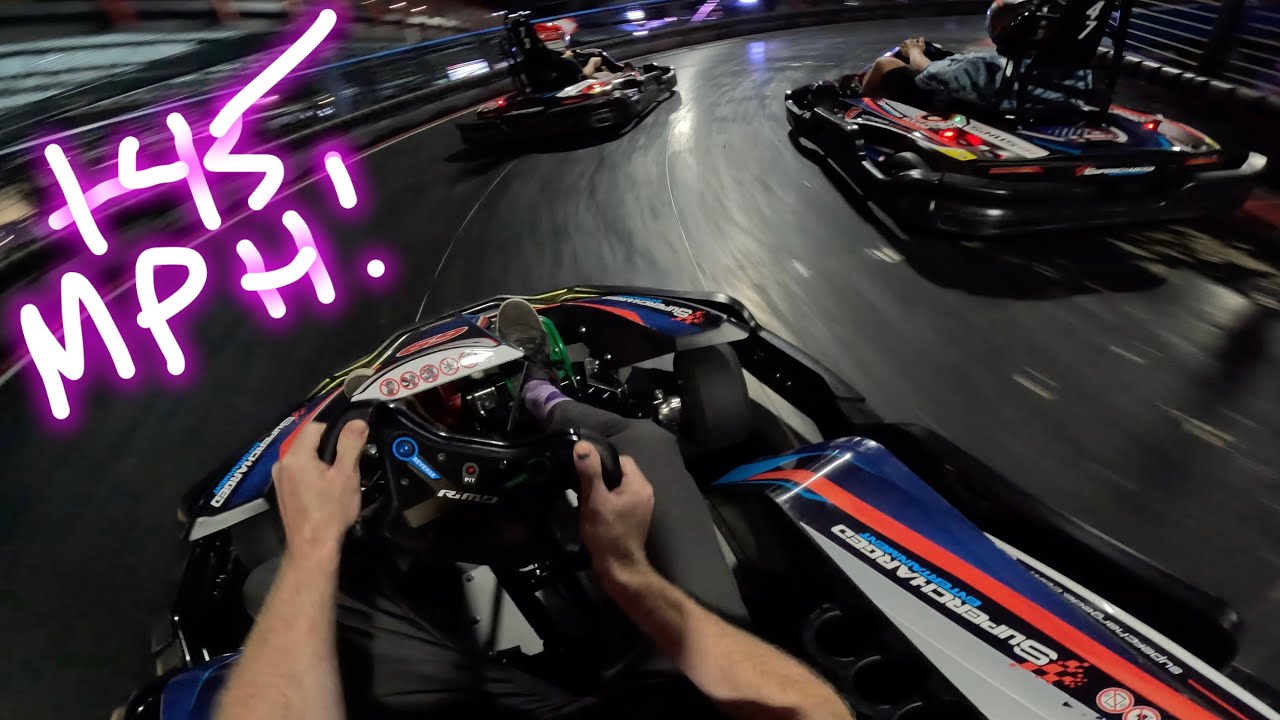 WORLDS LARGEST indoor go kart track - Supercharged entertainment Edison, NJ