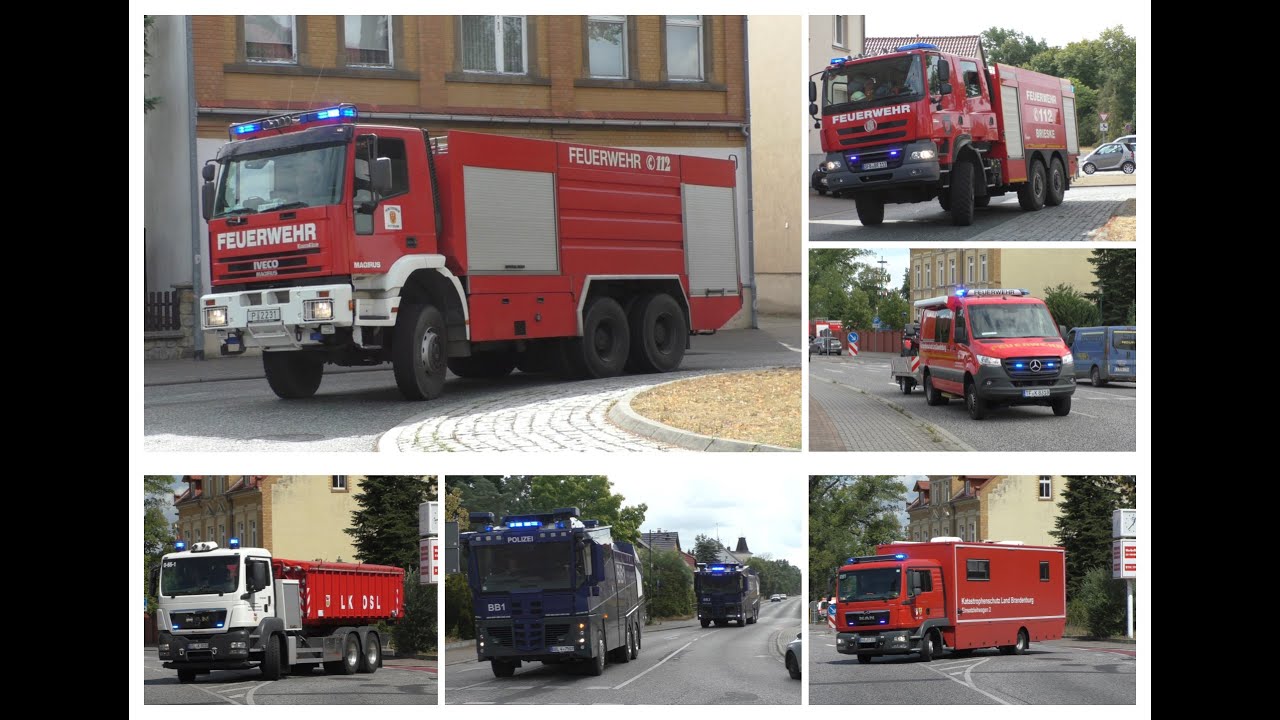 [Großschadenslage Elbe-Elster🔥👨‍🚒] Teil1 der Einsatzfahrten zum Großwaldbrand!🌳🔥