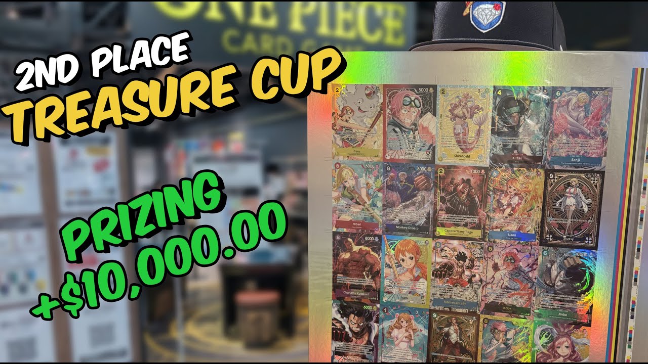 Эпический приз в виде карты One Piece за второе место на Treasure Cup!