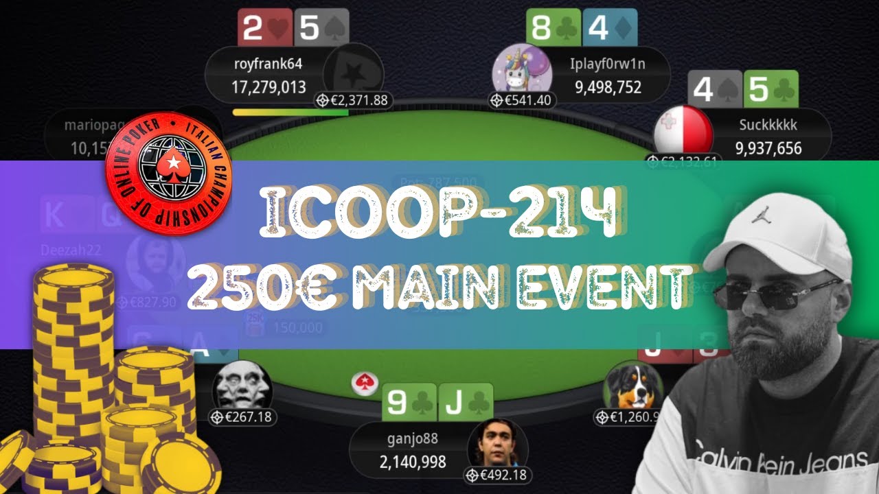 🇮🇹 ICOOP-214 €250 MAIN EVENT PKO royfrank64 | Suckkkkk - Final Table Replay