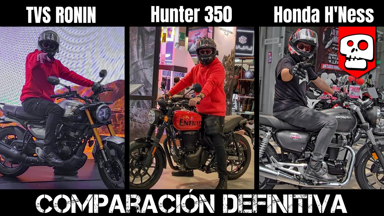 TVS Ronin, Royal Enfield Hunter 350 y Honda H'ness 350 ¿Cuál comprar? | Alets Go