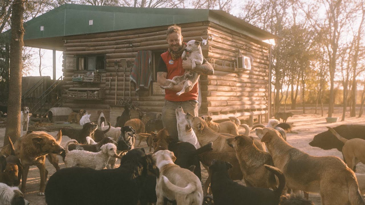 El HOMBRE que VIVE con 450 PERROS
