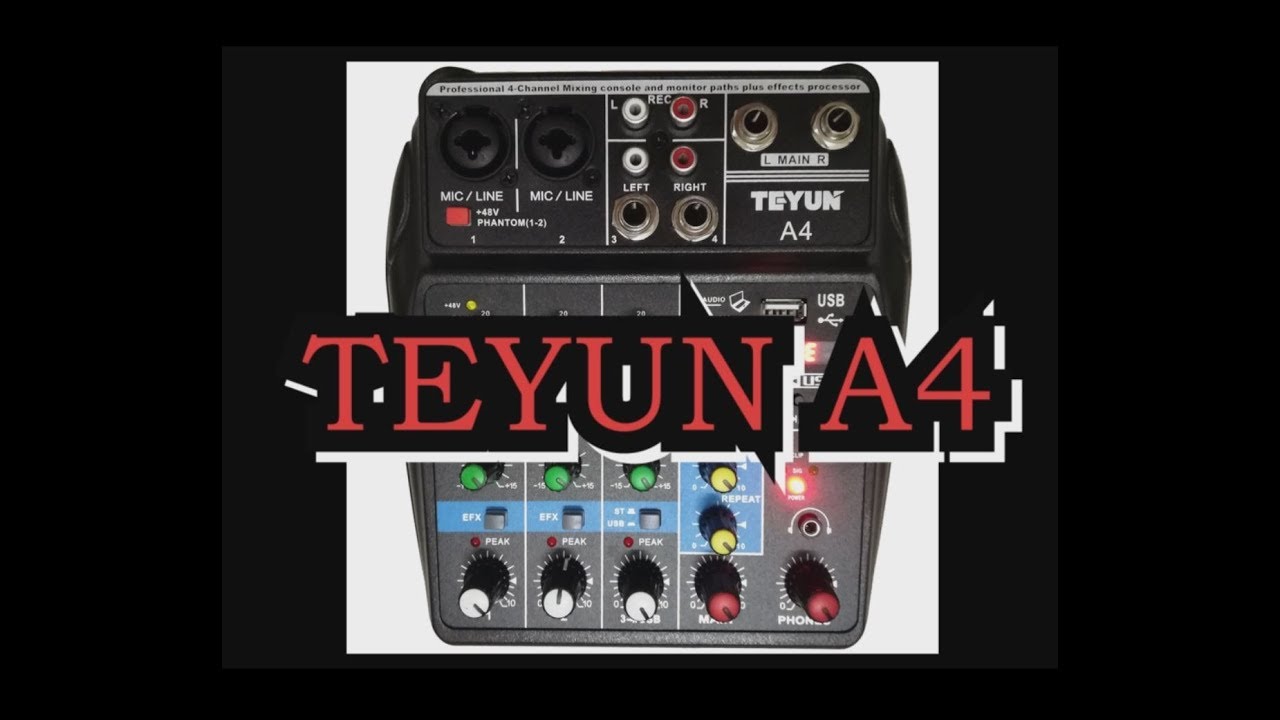 TEYUN A4 - запись, воспроизведение, тест на качество звука.
