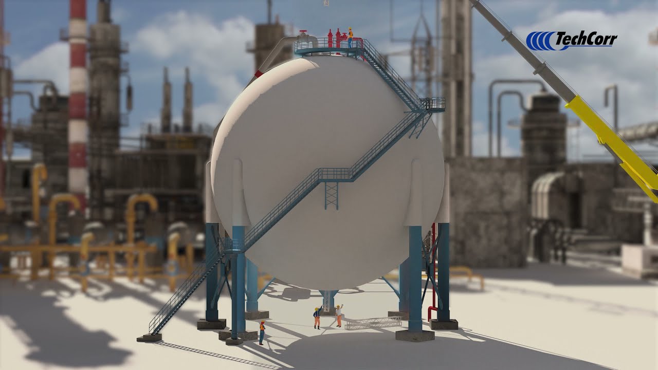 Rope Access: The Ultimate Sphere Inspection Technique | TechCorr