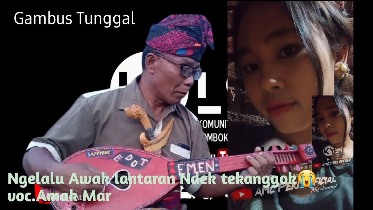 Awak ngelalu gamak arik lantaran side Ndek mele olek aku 😭 ||  Gambus tunggal Amak mar