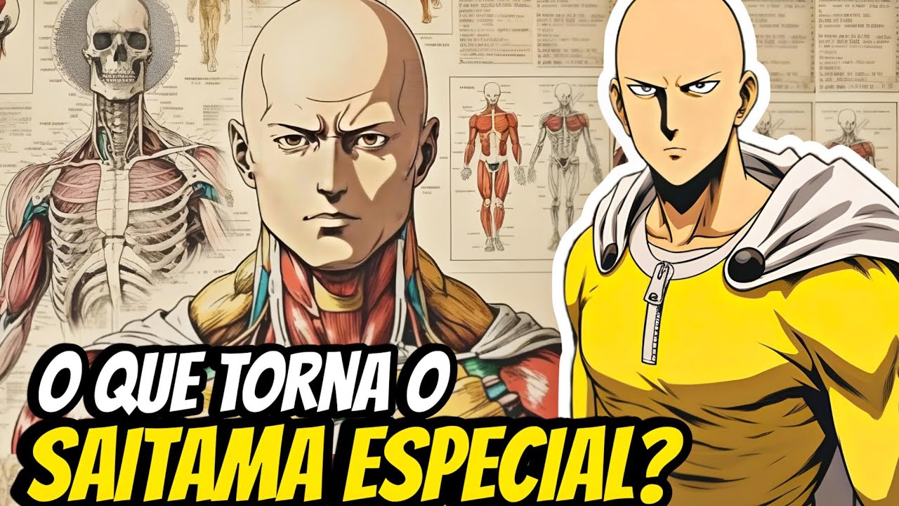 EXPLORANDO ANATOMIA e HISTÓRIA DO SAITAMA | QUÃO FORTE ELE É? | ONE PUNCH MAN