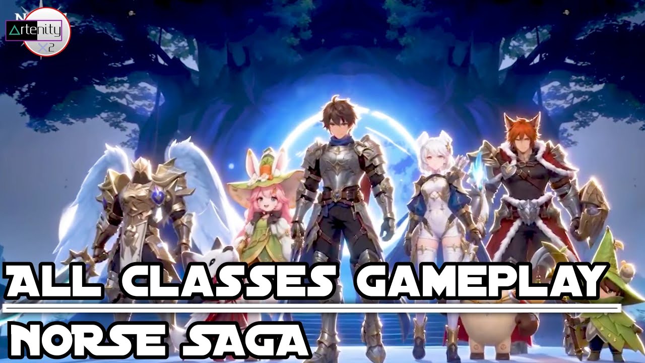 Norse Saga: All Classes Gameplay [MMORPG Mobile on Android/iOS]