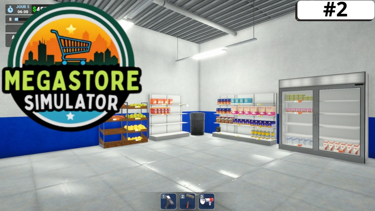 Mégastore simulator #2 [FR] - Nouveaux produits et premier employé
