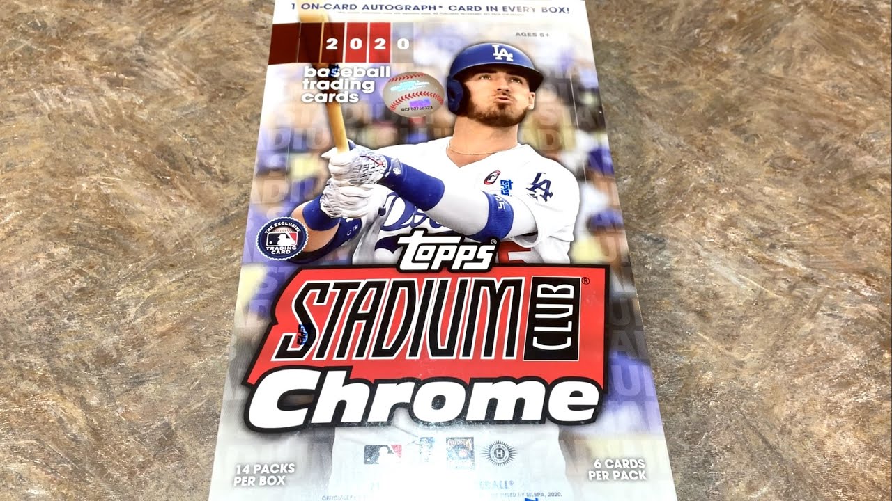 NEW RELEASE!  2020 STADIUM CLUB CHROME BASEBALL CARDS!