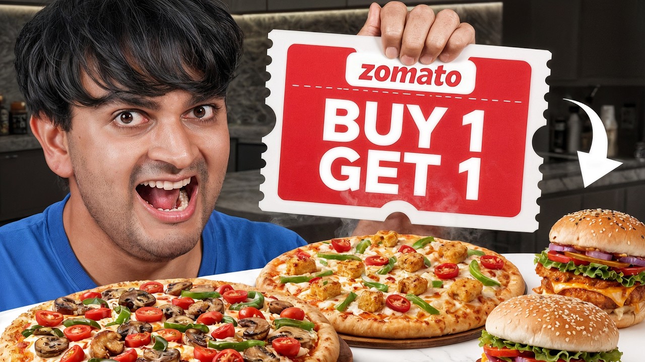 Trying Only Buy 1 Get 1 Food from Zomato