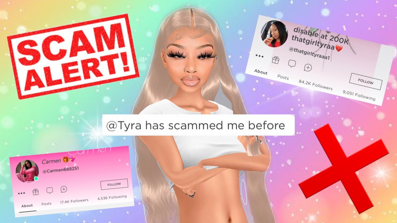 SCAMMERS ON IMVU WITH PROOF 🤬‼️