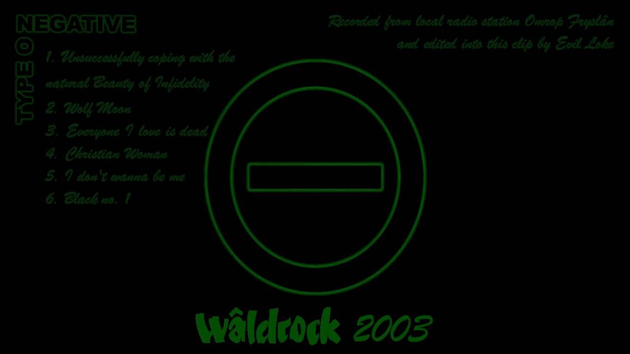 Type O Negative - Wâldrock Festival, Burgum, Holland 21-06-2003 [Soundboard recording]