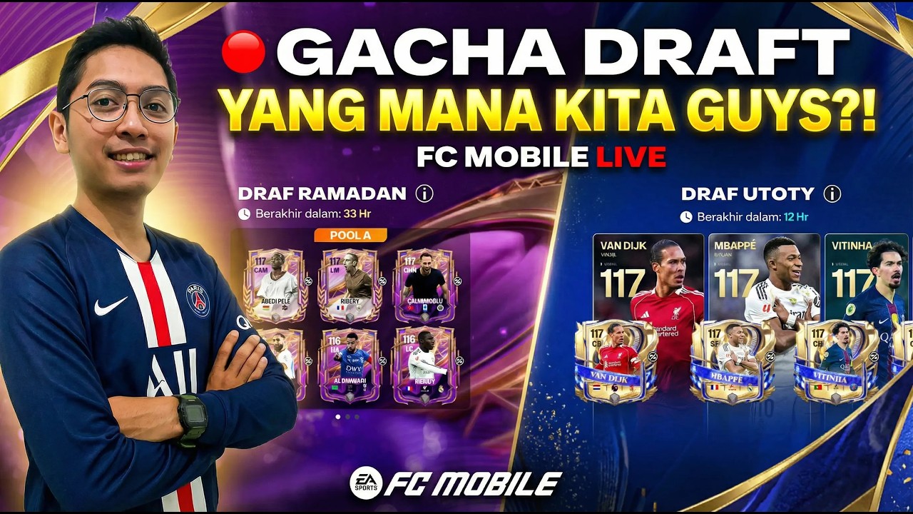 🔴 GACHA DRAFT YANG MANA KITA GUYS?!🚀#fcmobile #fyp #fifamobile #live #shorts