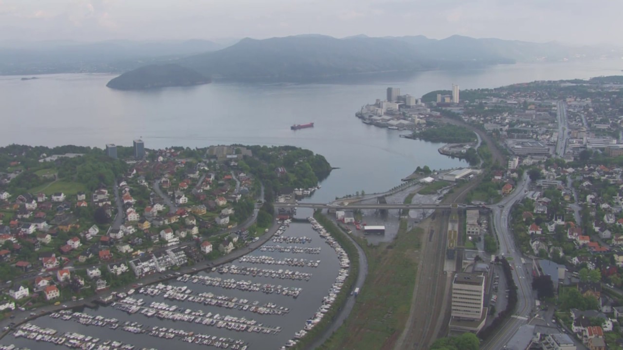 Stavanger, Pegasushelikopter, Sandnes - Flying Over Norway