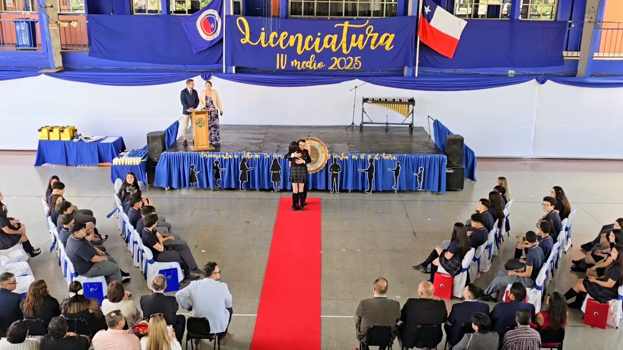 Licenciatura IV medio 2025 colegio Echaurren Estación Central - Ceremonia completa -