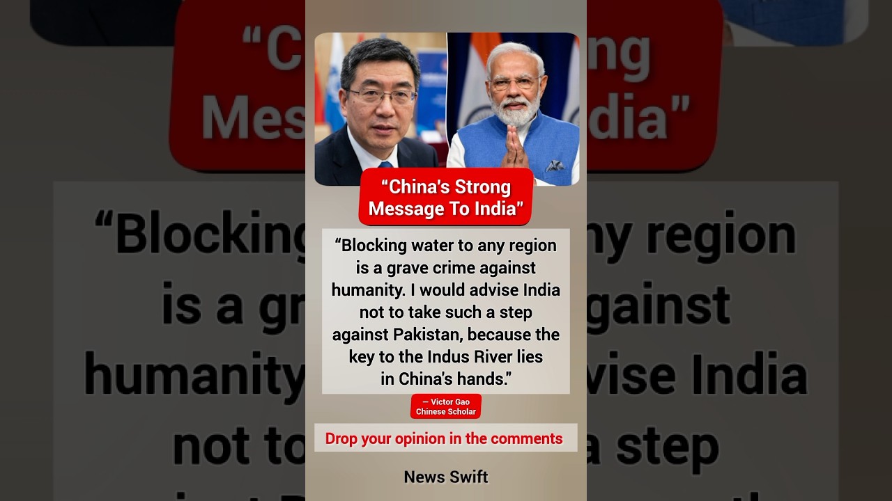 China's WARNING to INDIA? 