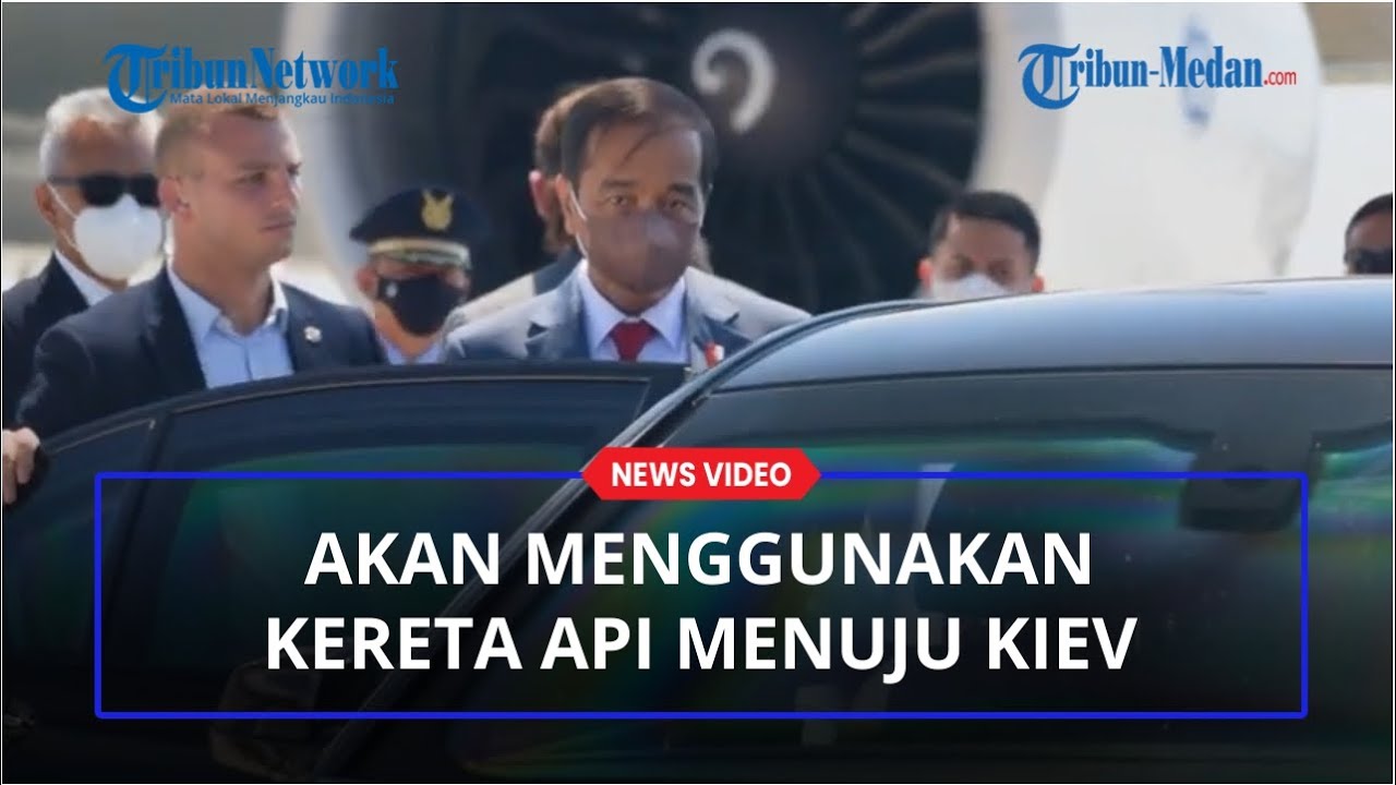 PRESIDEN Jokowi Tiba di Rzeszow Polandia yang Berjarak 80 KM dari Perbatasan Ukraina