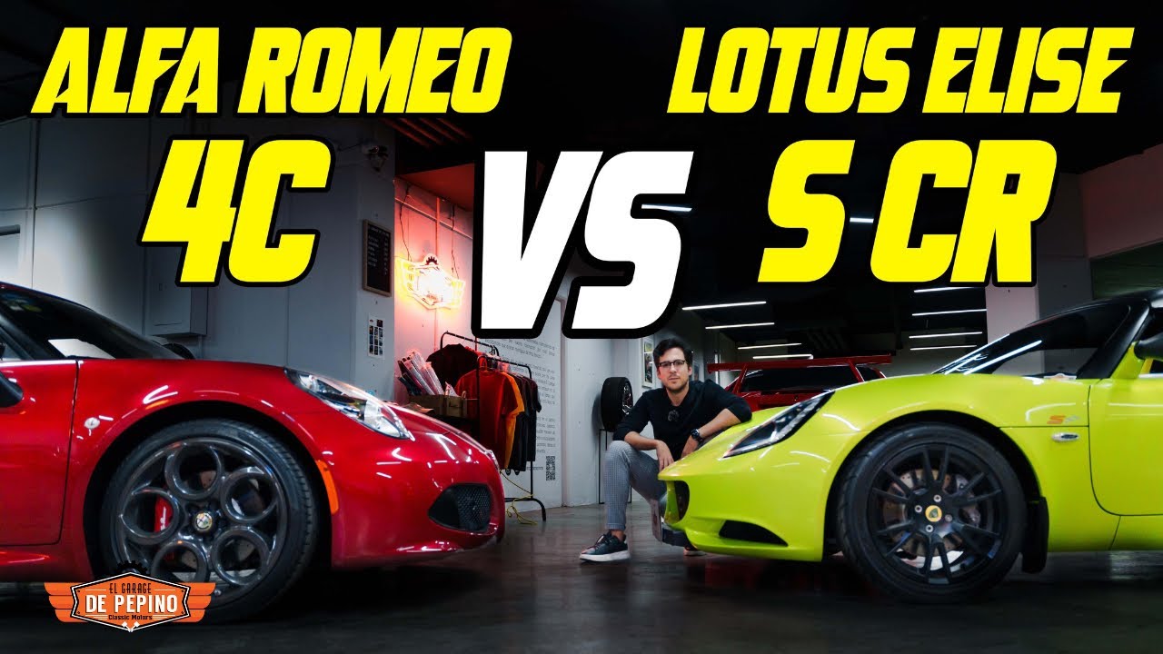 Los súper autos de 900kg - Lotus Elise S CR vs Alfa Romeo 4C