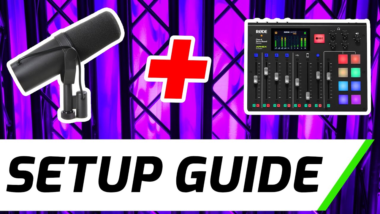 Rodecaster Pro & Shure SM7B | Setup Tutorial & Demo