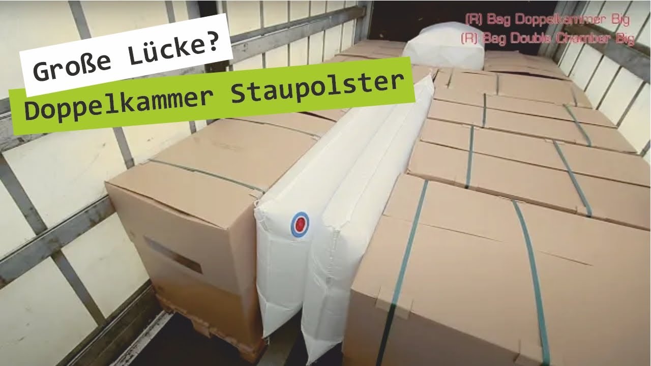 Ladungssicherung mit Staupolster Doppelkammer &ndash; Rothschenk