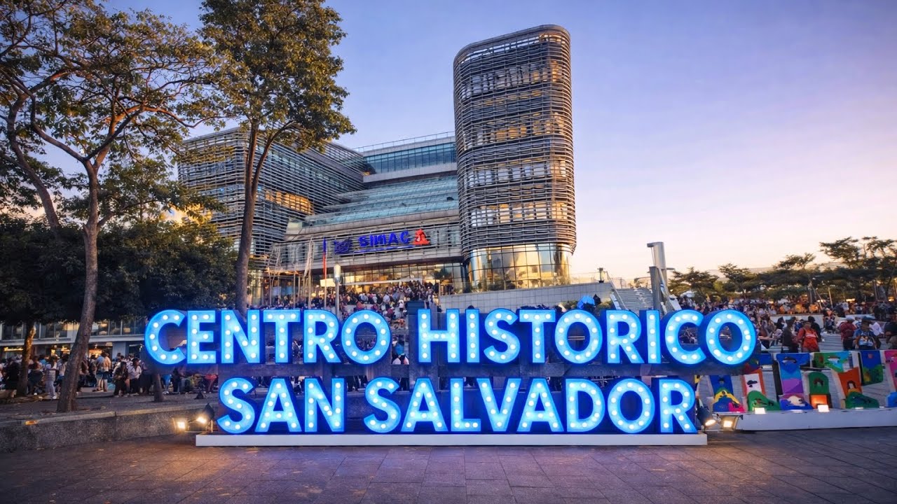 VISITAMOS El  Turistico Centro historico en San Salvador ..!!