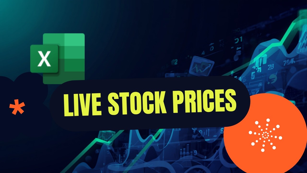 📊 Track Live Stock Prices in Excel & Build Dynamic Charts (No Coding Needed)