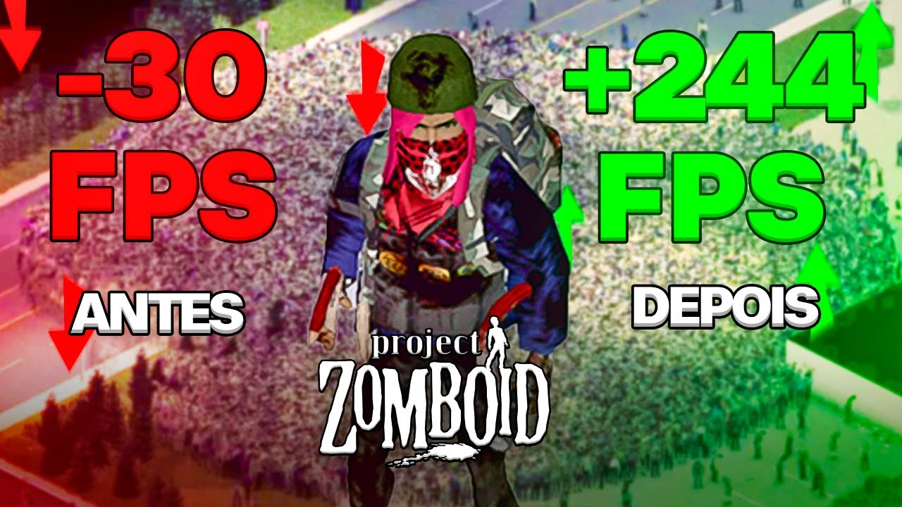 COMO MELHORAR O FPS NA BUILD 42 DE PROJECT ZOMBOID +70% FPS COM ESSAS DICAS