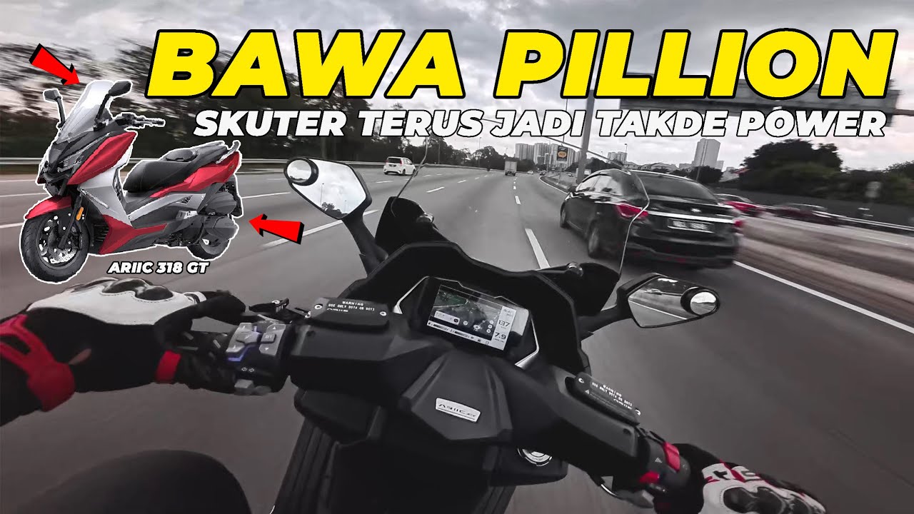 SKUTER KORANG MACAM NI JUGA KE ?  | ARIIC 318 GT