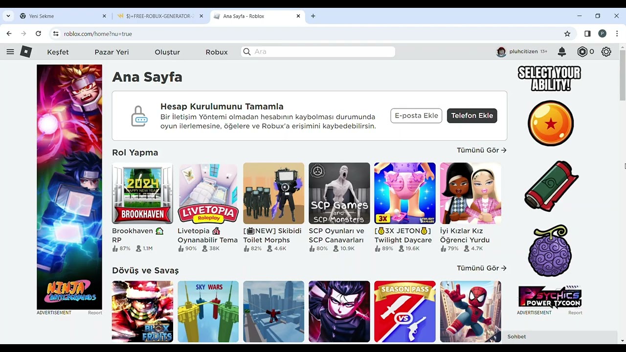 HOW TO GET FREE ROBOCS