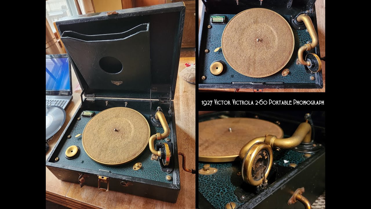 Intro: 1927 Victor Victrola 2-60 Portable - PLUS A Behind the Scenes Look At My Workshop!!!