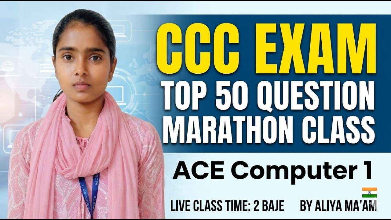CCC Exam June 2026 | Most Important Questions with Answers | NIELIT CCC Latest Paper #nielitccc