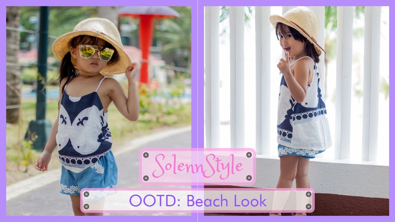 Solenn's OOTD: Beach Look - SM Kids, Funky Fish