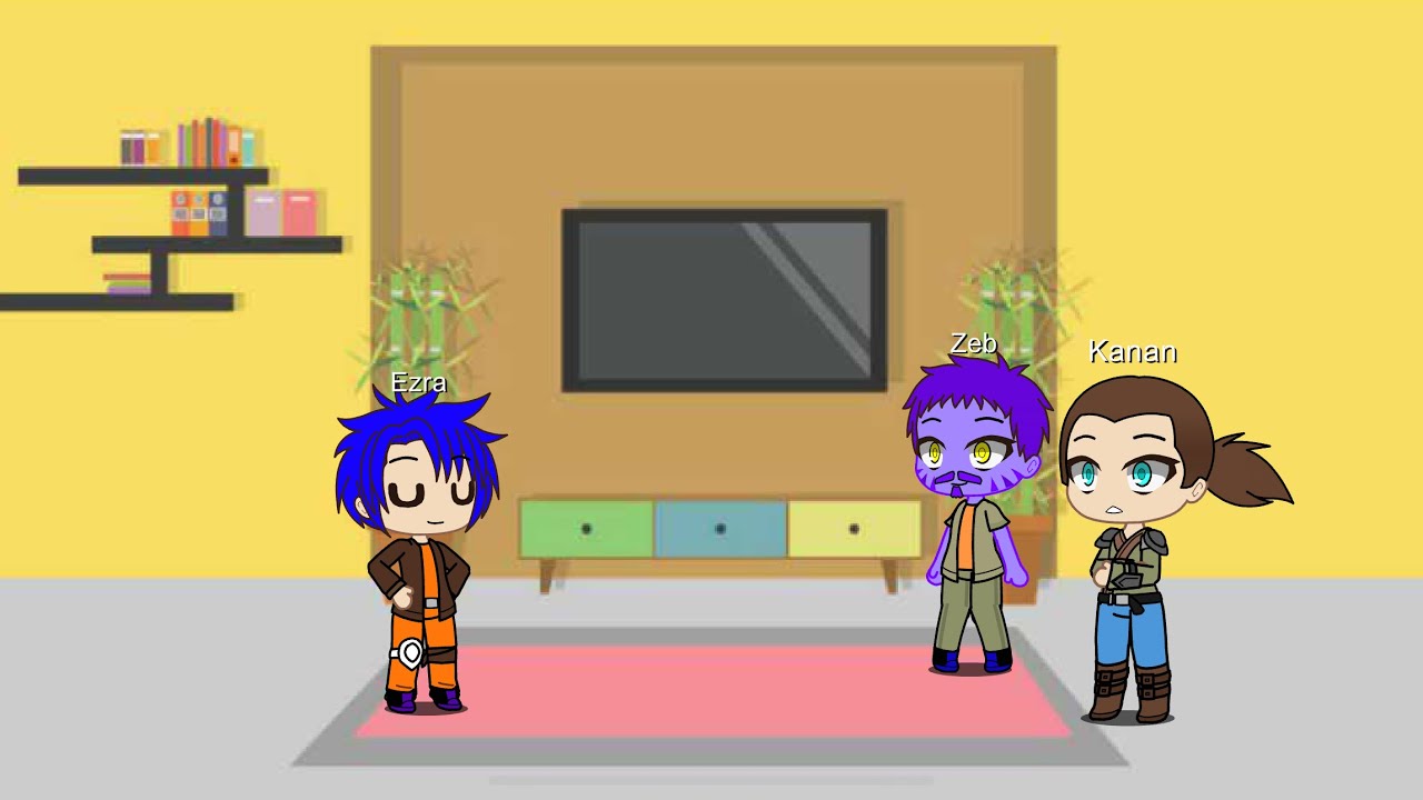 Gacha life Past S.W.Rebels reacts to Ezra part 4/4