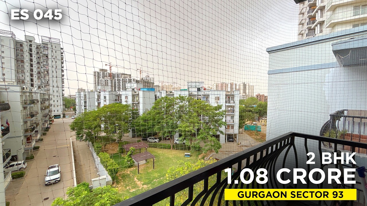 😱 Gurgaon अब महंगा नहीं रहा! 2 BHK Flat for Sale | ₹1.08 Cr | Reserved Car Parking 🚗 ES 045