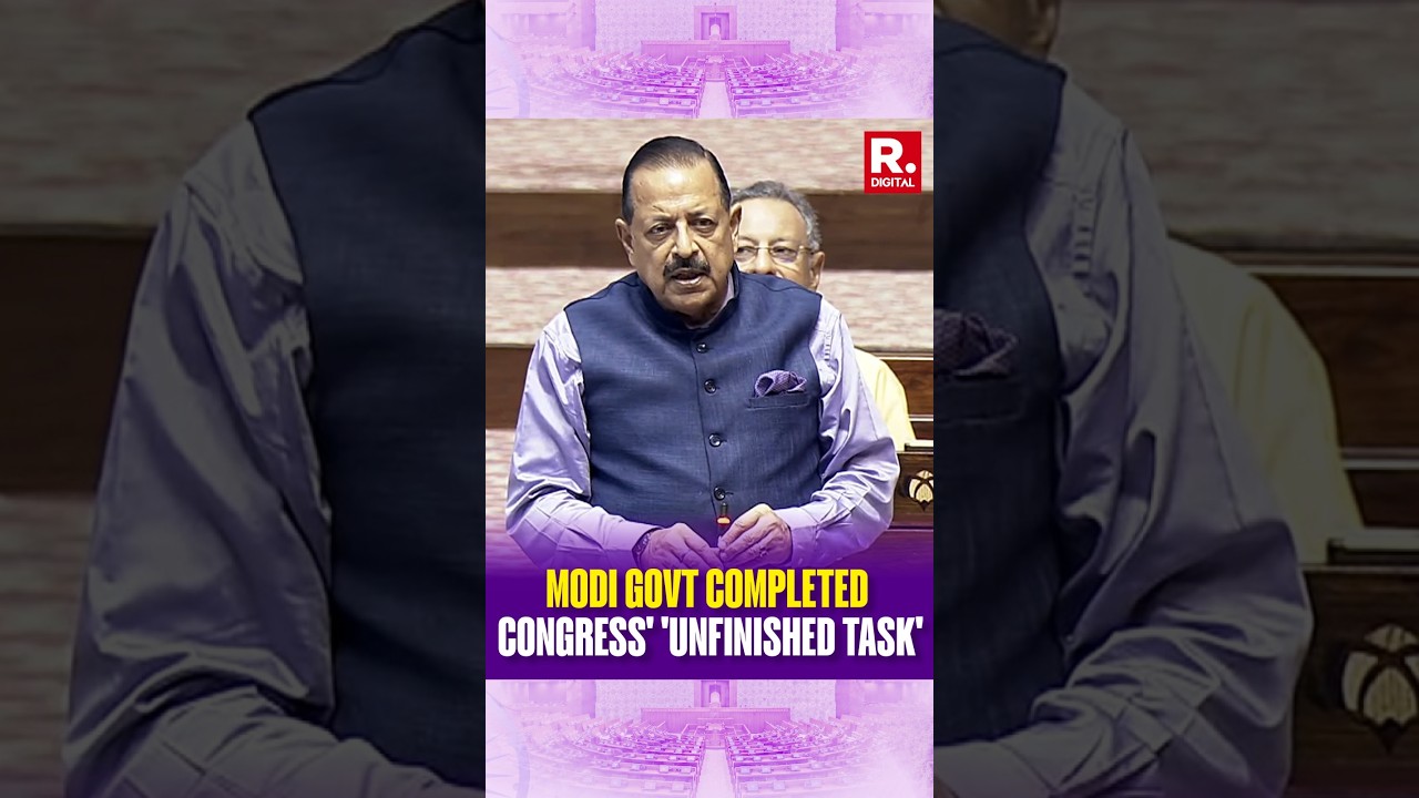 'Completed Congress' Unfinished Task': Jitendra Singh Credits Modi Govt For Setting Up NTA