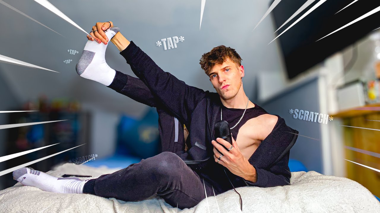 ASMR FAST AND AGGRESSIVE BODY AND CLOTHES TRIGGERS! Fabic Scratching & Skin Tapping and Scratching!