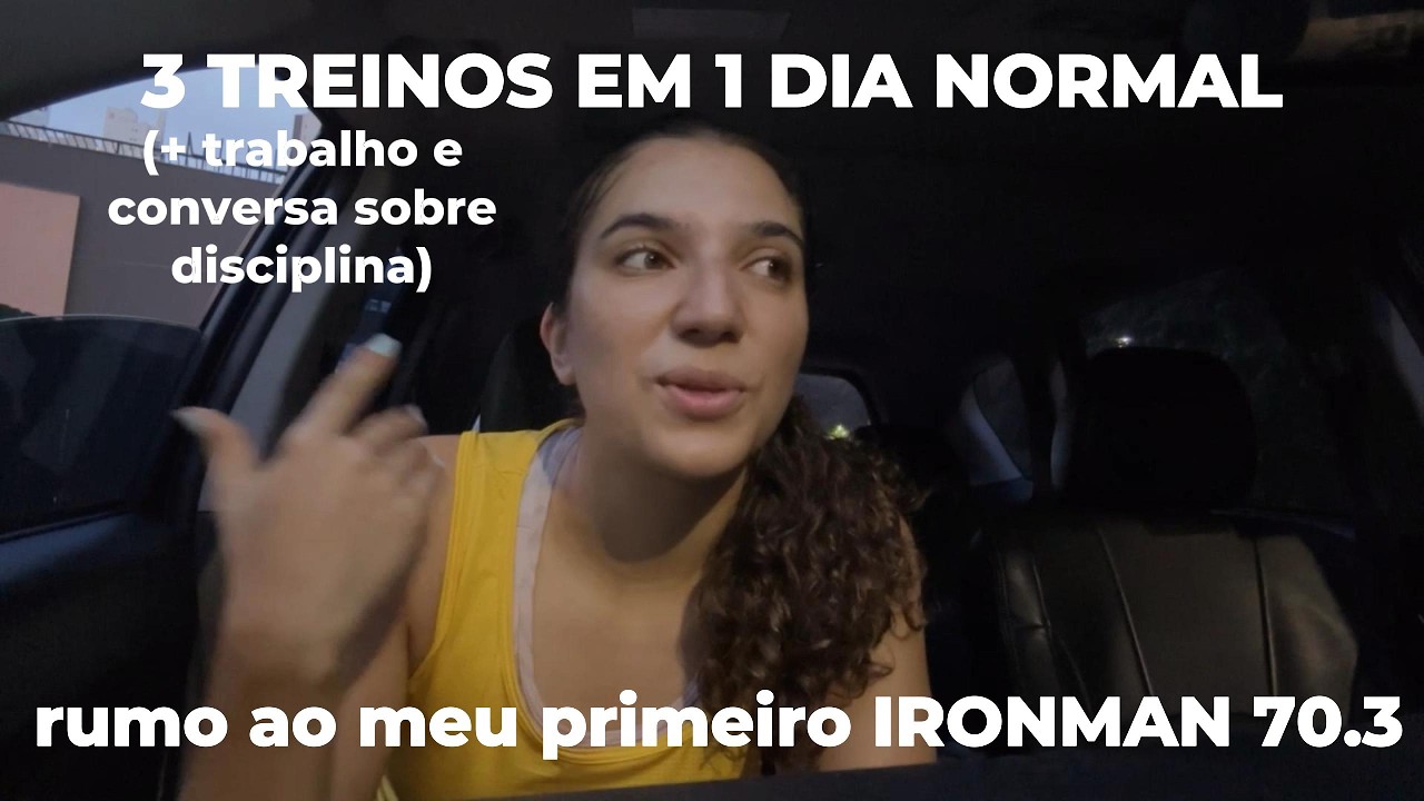 1 dia com CORRIDA, NATAÇÃO E FORÇA | rumo ao IRONMAN 70.3 SÃO PAULO