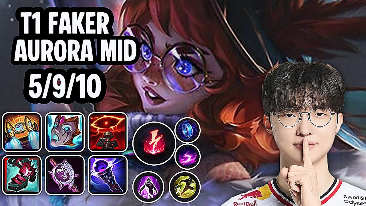 T1 Faker Aurora Mid SoloQ Replay 20260326