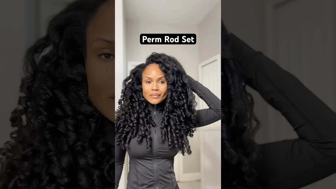 Perm Rods on Natural Hair. #permrods #naturalhair #type4naturalhair