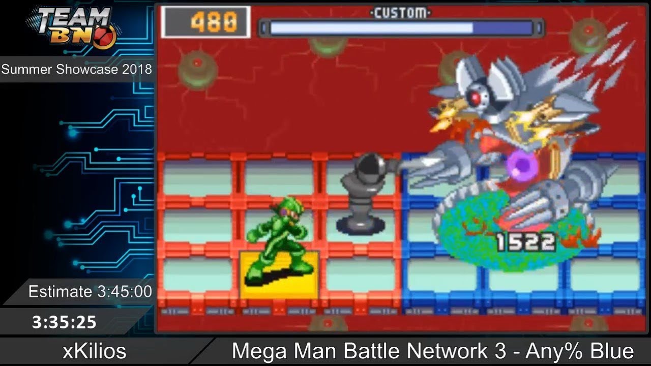 Mega Man Battle Network 3 - Speedrun by xKilios ~ Summer Showcase 2018 (SS18)