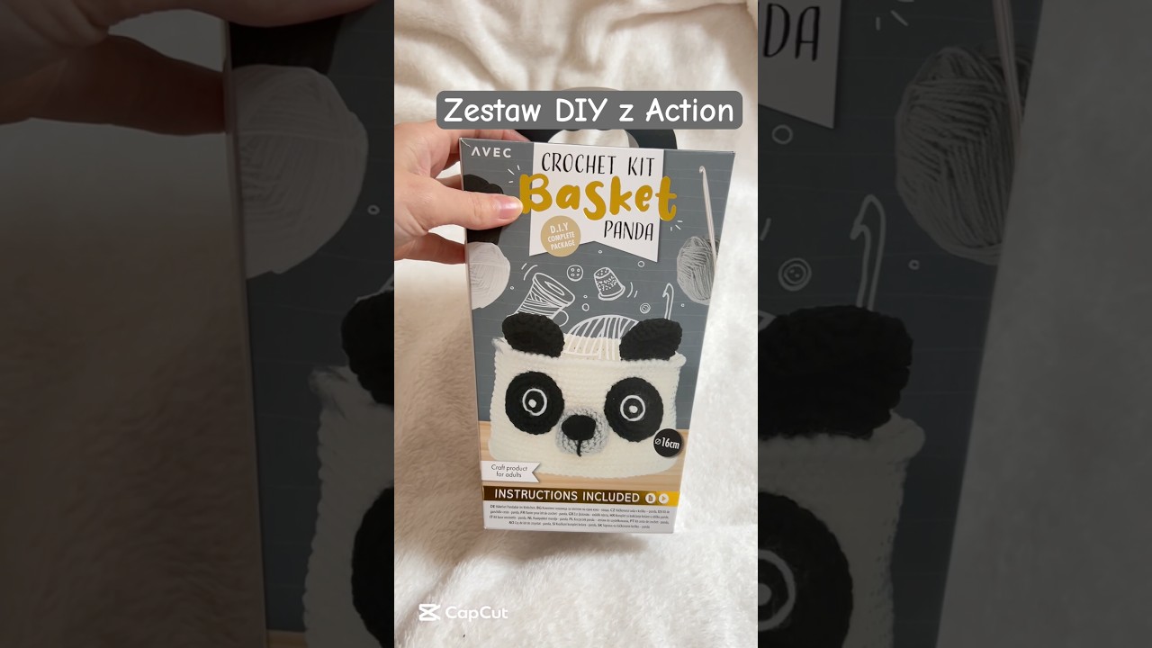 Panda DIY z Action 🐼 🤣😘 #szydełkowanie #diy #action