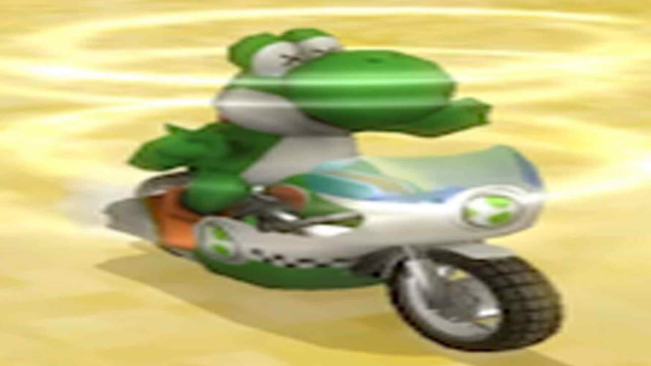 raging at yoshi in mario kart wii