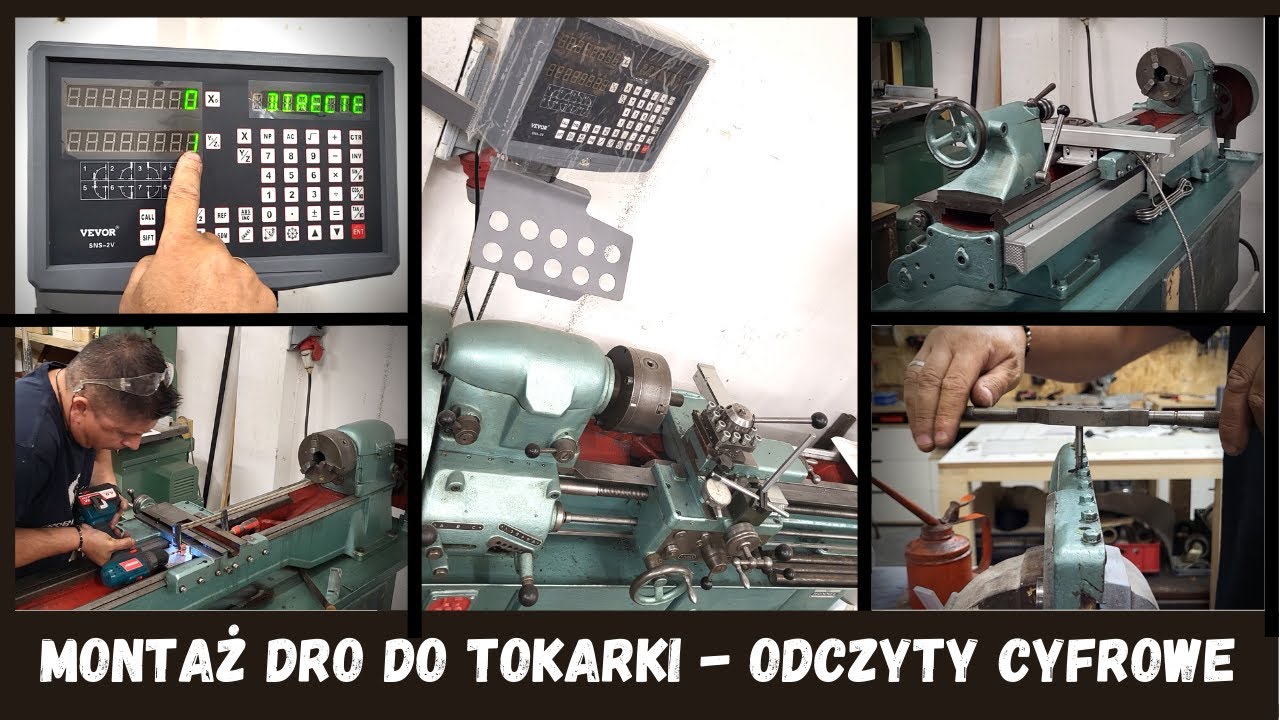 УЦИ для токарного станка - СБОРКА + ТЕСТ + НАСТРОЙКА | VIVOR цифровые показания